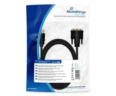 MediaRange HDMI – DVI-D kabelis 2m juodas (MRCS185)
