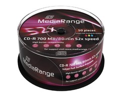 „MediaRange“ CD-R 700 MB 52x50 vnt (MR208)