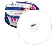 MEDIARANGE MR224 - 12x - CD-R - 120 mm - 700 MB - Cakebox - 25 vnt.
