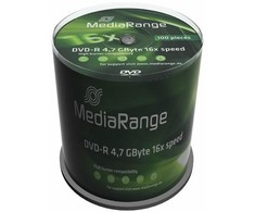 MediaRange DVD- R 4.7 GB 16x 100 vienetų (MR442)