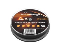 MediaRange DVD + RW 4.7 GB 4x 10 vienetų (MR451)