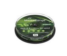 MEDIARANGE MR453 - DVD+R - 120 mm - torto dėžutė - 10 vnt. - 4,7 GB