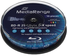 MediaRange BD-R 25 GB 6x10 VNT (MR500)
