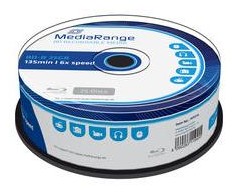 Mediarange BD-R 25 GB 6x 25 vienetai (MR514)