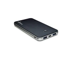 Powerbank MediaRange 10000mAh Juoda ir sidabrinė