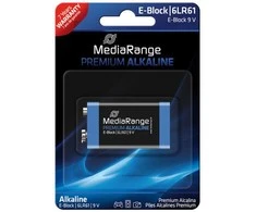 MEDIARANGE MRBAT107 - Single-use battery - Alkaline - 9 V - 1 pc(s) - Juodas,Mėlyna - Cylindrical