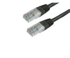 MediaRange Pechcord, U/UTP, Cat6, 2m, Juoda (MRC125)