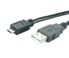 USB kabelis MediaRange USB-A - mikroUSB 1,2 m Juoda (MRC138)