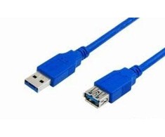 USB kabelis MediaRange USB-A - USB-A 1,8 m mėlyna (MRCS151)