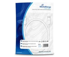 MediaRange Antenen-Kabelis Koax-Stecker/Kupplung 75Ohm 1.5m w