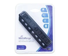 „MediaRange“ USB HUB 7x USB-A 2.0 (MRCS504)