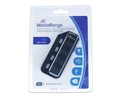 HUB USB MediaRange 4x USB-A 3.0 (MRCS505)