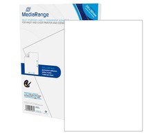 MediaRange Baltos etiketės 210x297mm 50 vnt (MRINK140)