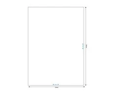 MediaRange Baltos etiketės 210x297mm 50 vnt (MRINK140)