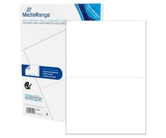 MediaRange Baltos etiketės 210x148,5 mm 100 vnt (MRINK141)