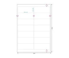 MediaRange Etykiety balta 99,1x38,1mm 700 vnt (MRINK146)