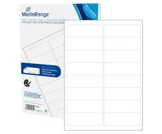 MediaRange Baltos etiketės 99,1x33,9mm 800 vienetų (MRINK147)