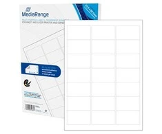 MediaRange Etykiety balta 63,5x38,1mm 1050 vnt (MRINK148)