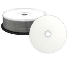 MediaRange MediaRange BD-R 25GB 6x pilnai spausdinama baltas 25vnt cakebox