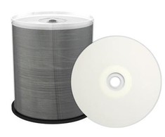 MediaRange CD-R 700MB 100pcs Waterguard balta neperšlampamas