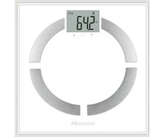 Medisana BS 444 kūno analizės svarstyklės, nerūdijančio plieno, Bluetooth | Medisana | BS 444 | Automatinis išjungimas | Kūno riebalų analizė | Kūno masės indekso (KMI) matavimas | Kūno vandens procentas | Kaulų masės analizė | Maksimalus svoris (keliamoji galia) 180 kg | Atminties funkcija | Keli vartotojai | Kūno skalė