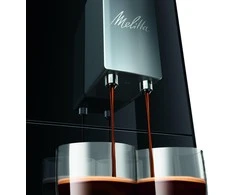 MELITTA automatinis kavos aparatas E950-101 solo, juoda-sidabro spalva
