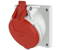 Mennekes 5P 16A 400V raudona IP44 3093 (MEN3093)