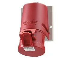 Mennekes Sieniniai lizdai 1vnt. 16A 400V IP44 (MEN31)