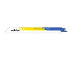 Metabo 631495000 - Sabre saw blade - Metal - Pipe - Plastic - Wood - Wood with nails - Mėlyna - Geltona - 10 -14 - 1.8 mm - 2.6 mm