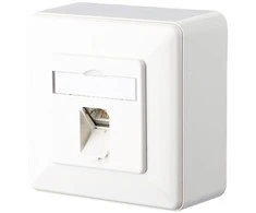 METZ CONNECT E-DAT C6 1 prievadas AP grynai baltas