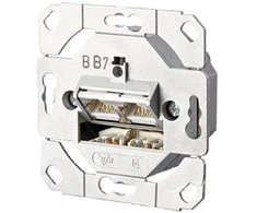Metz METZ CONNECT E-DAT C6 UP0 dviguba jungtis
