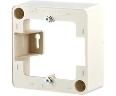 METZ CONNECT paviršiaus rėmas 85 x 85 x 35 mm - 1x, perlamutrinė balta