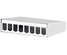 METZ CONNECT modulis AP korpusas 8 jungtys, grynai baltas, be komplektacijos