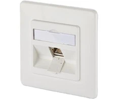 METZ CONNECT E-DAT modulis 1 prievadas UP Cat.6A, grynai baltas