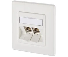 METZ CONNECT E-DAT modulis 2 prievadas UP Cat.6A, grynai baltas