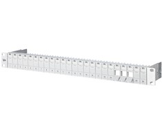 Metz Patch panel CAT 6, 24 prievadai, 1U, šviesiai pilka (130920-00-E)