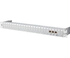 METZ CONNECT E-DAT modulis 24x8(8) 1U pataisų laukas Cat.6A, šviesiai pilkas