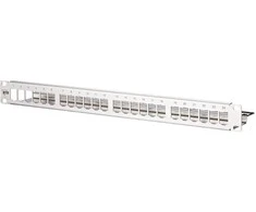 METZ CONNECT modulis 19 colių modulio laikiklis 1U 24 prievadas nerūdijančio plieno be įrangos