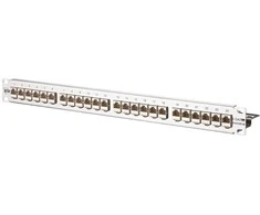 Metz Komutacinė panelė CAT6a, 24x RJ-45, 1U, STP (130921-E)