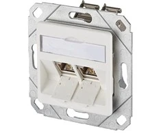 METZ CONNECT E-DAT modulis 2 port UPk Cat.6A, grynai baltas