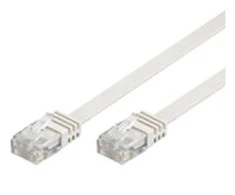 MicroConnect RJ-45 kt.6 0,25 m Balta (V-UTP60025W-FLAT)
