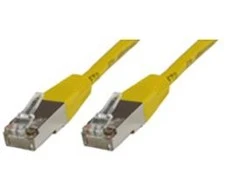 MicroConnect RJ- 45 / RJ- 45 cat6 F / UTP geltonasis 0,25 m (B- FTP60025Y)