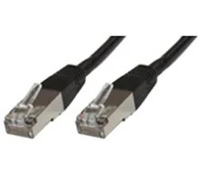 MicroConnect RJ- 45 RJ- 45 Cat.6 F / UTP Juodas 0.25m (B -FTP60025S)