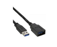 USB kabelis MicroConnect USB-A - USB-A 0,5 m Juodas (USB3.0AF05B)