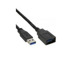 USB kabelis MicroConnect USB-A - USB-A 0,5 m Juodas (USB3.0AF05B)