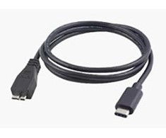 USB kabelis MicroConnect USB-C - mikroUSB 1 m juodasis (USB3.1CAMIB3.11)