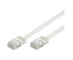 MicroConnect RJ-45 kt.6 U / UTP Baltas 15m (V-UTP615W- FLAT)