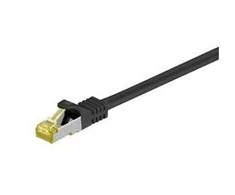 MicroConnect RJ-45/RJ-45 kat.7 S/FTP Juodas 15m (SFTP715S)