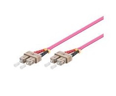 „MicroConnect“ šviesolaidinis patchcord SC / UPC-SC / UPC, 50/125 OM4, 1 m (FIB222001-4)