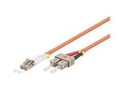 „MicroConnect Microconnect 2m LC-SC UPC LSZH optinis kabelis OM2 Oranžinė“